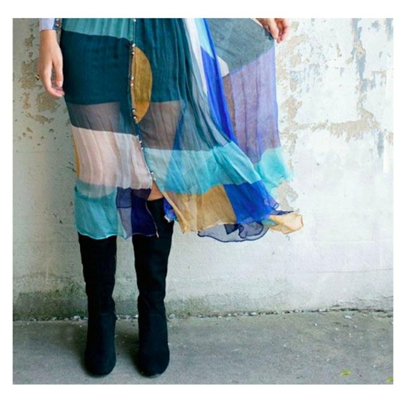 Sexy Chic SCHUTZ x Free People Black Suede Boots - Picture 9 of 16